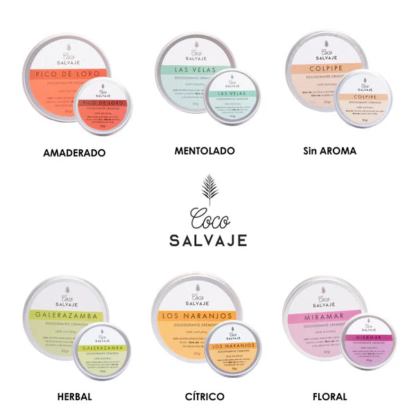 DESODORANTE NATURAL - COCO SALVAJE