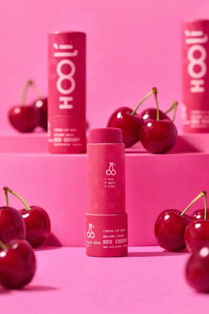 Bálsamo labial con color cereza