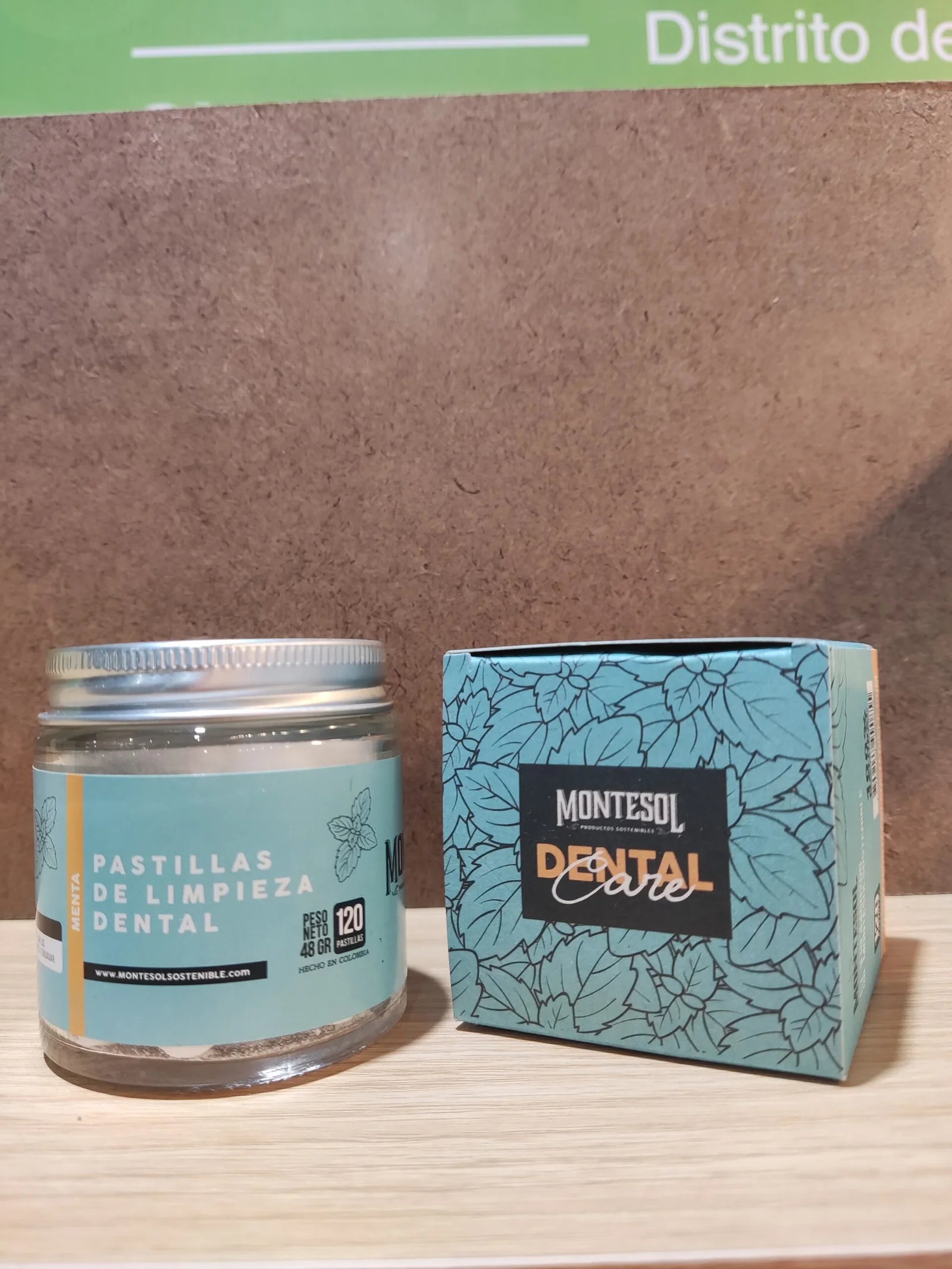 Pastillas de Limpieza Dental sabor Menta x 120 unidades