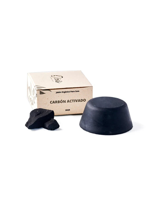 Jabón de rostro carbón activado
