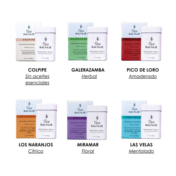 DESODORANTE NATURAL - COCO SALVAJE