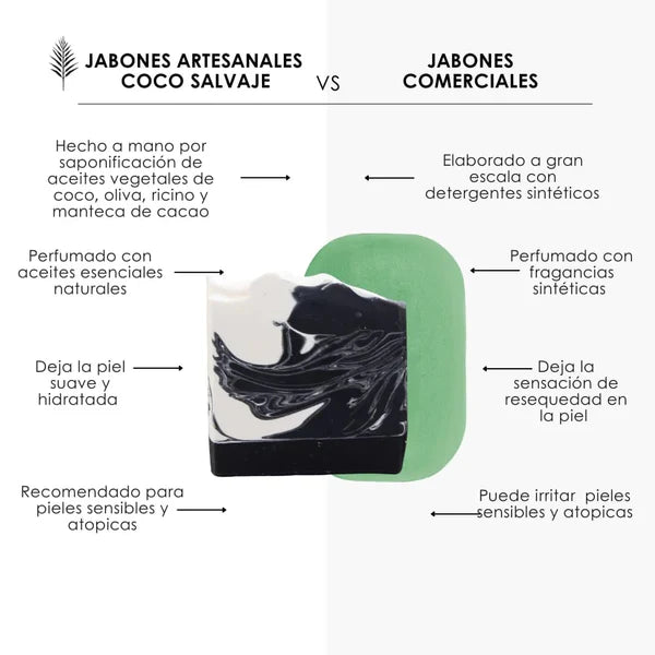 JABONES ARTESANALES NATURALES - COCO SALVAJE