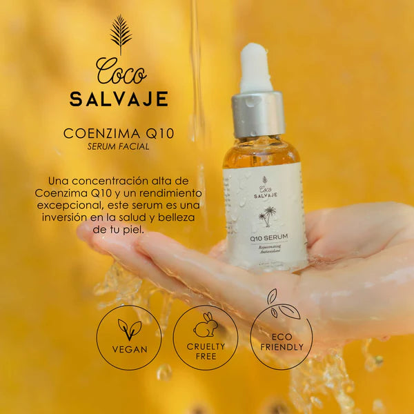 Sérum facial de 30 ml con Q10 rejuvenecedor con antioxidantes